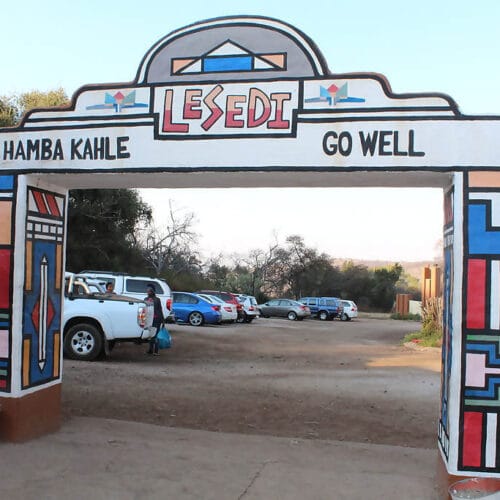 Entrance Lesedi Cultural Village